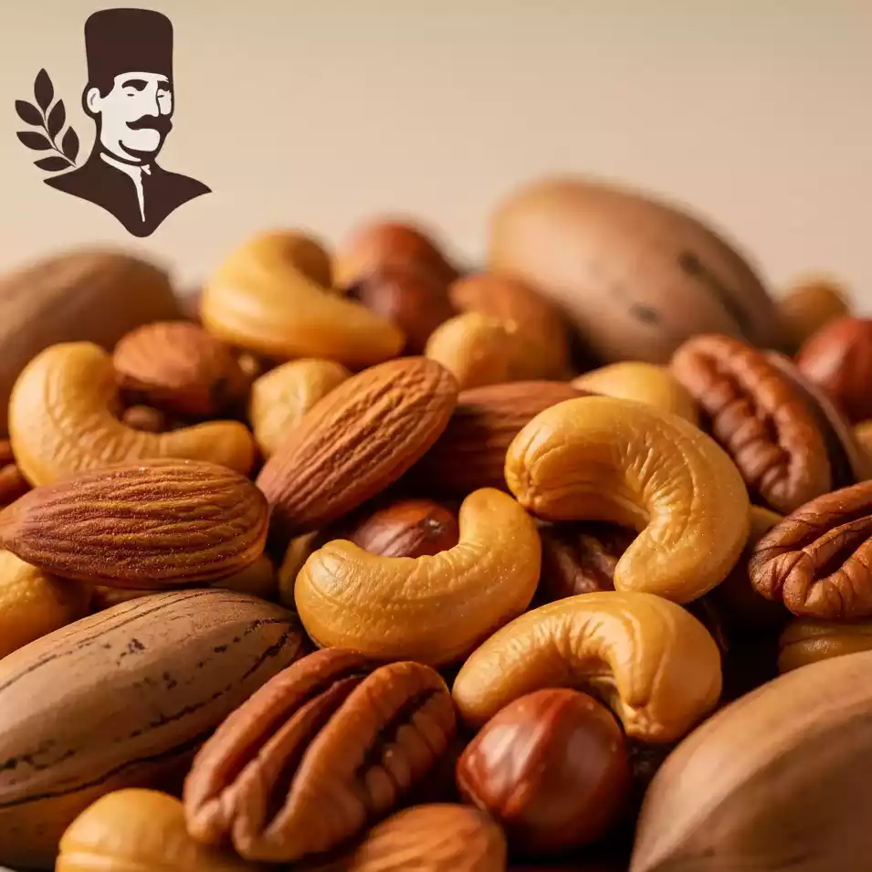 آجیل چهار مغز شور و بو داده شده عمده درجه یک