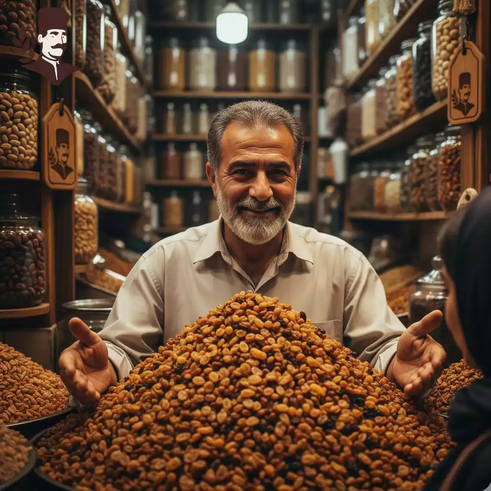 کشمش پلویی عمده
